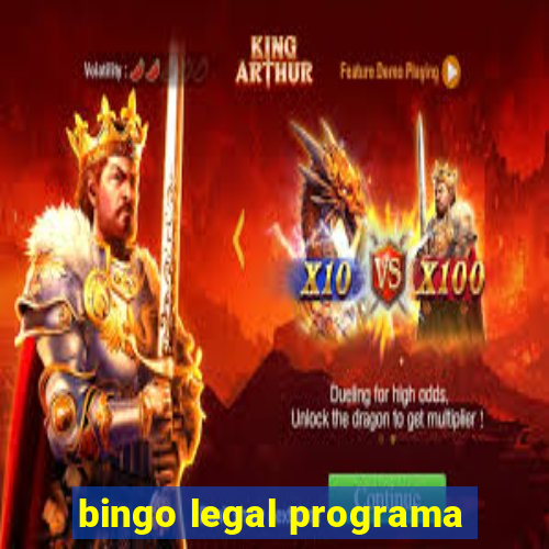 bingo legal programa